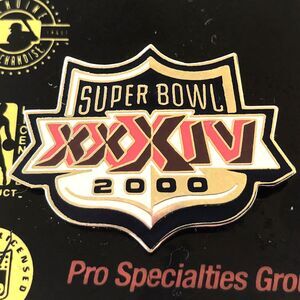 Vintage Superbowl 2000 Pin Lapel Tie Tac Hat Collectible Football Collectors